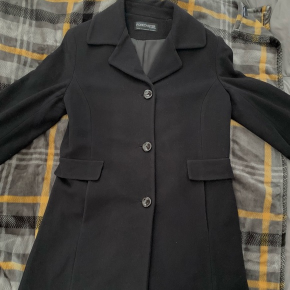 Forecaster of Boston Women’s Wool/Cashmere Blend Vintage Coat Trenchcoat - Picture 1 of 8
